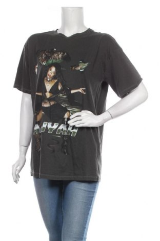 Γυναικείο t-shirt ASOS, Μέγεθος S, Χρώμα Γκρί, Βαμβάκι, Τιμή 14,74 €