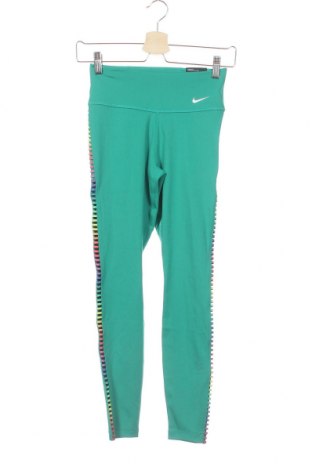 Dámské legíny  Nike, Velikost XS, Barva Zelená, 79% polyester, 21% elastan, Cena  933,00 Kč