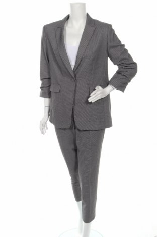 Γυναικείο κοστούμι H&M, Μέγεθος L, Χρώμα Γκρί, 82% πολυεστέρας, 16% βισκόζη, 2% ελαστάνη, Τιμή 44,81 €