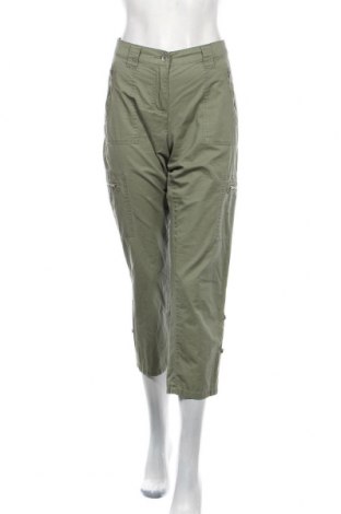 Дамски панталон Jensen, Размер M, Цвят Зелен, Памук, Цена 10,29 лв.