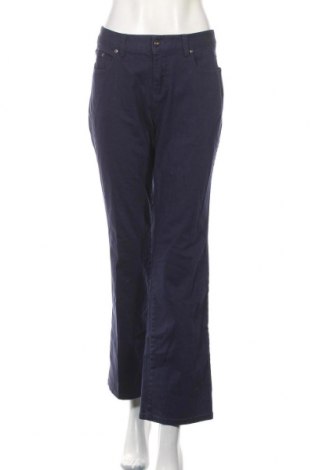 Damskie spodnie Liz Claiborne, Rozmiar M, Kolor Niebieski, 98% bawełna, 2% elastyna, Cena 42,54 zł