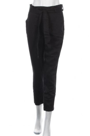 Дамски панталон Massimo Dutti, Размер M, Цвят Черен, 76% лиосел, 24% лен, Цена 51,00 лв.