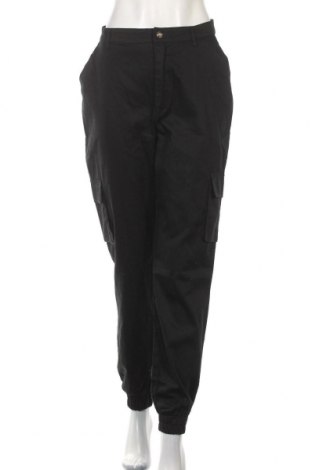 Дамски панталон Missguided, Размер L, Цвят Черен, Памук, Цена 59,25 лв.