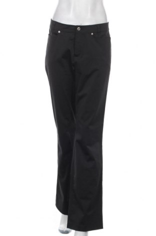 Дамски панталон Oui, Размер M, Цвят Черен, 51% памук, 46% полиестер, 3% еластан, Цена 27,04 лв.