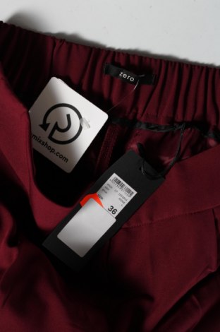 Дамски панталон Zero, Размер S, Цвят Червен, 78% полиестер, 18% вискоза, 4% еластан, Цена 55,60 лв.