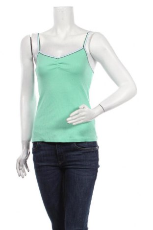 Damska koszulka na ramiączkach Undiz, Rozmiar S, Kolor Zielony, 100% bawełna, Cena 30,92 zł