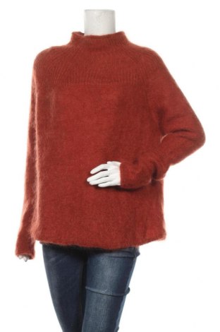 Дамски пуловер Arnie Says, Размер XL, Цвят Кафяв, 61% мохер, 33% акрил, 6% полиамид, Цена 54,60 лв.