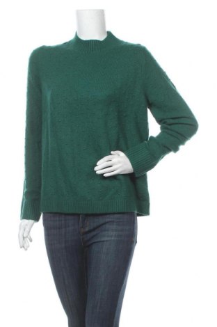 Дамски пуловер Comma,, Размер XL, Цвят Зелен, 70% полиакрил, 27% полиамид, 3% еластан, Цена 126,75 лв.