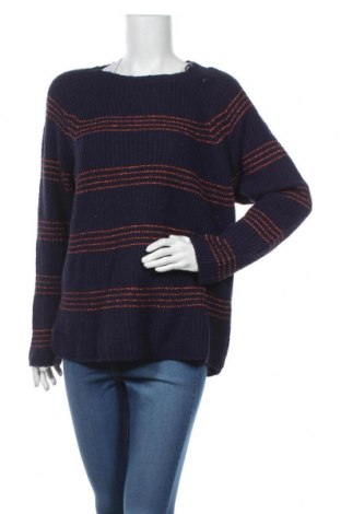 Дамски пуловер Etam, Размер XL, Цвят Син, 54% акрил, 32% полиамид, 9% вълна, 5% метални нишки, Цена 81,75 лв.