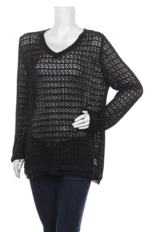 Дамски пуловер Frieda & Freddies, Размер XL, Цвят Черен, 61% вискоза, 20% памук, 19% полиестер, Цена 48,00 лв.