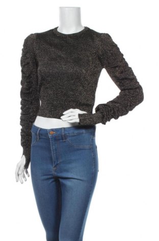 Дамски пуловер Kookai, Размер XS, Цвят Черен, 67% памук, 16% полиестер, метални нишки, 8% полиамид, Цена 126,75 лв.