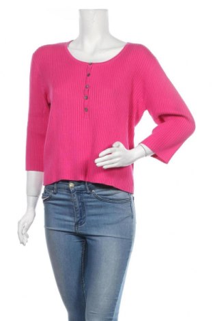 Дамски пуловер Laura Ashley, Размер XL, Цвят Розов, Памук, Цена 25,20 лв.