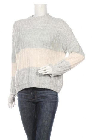 Дамски пуловер Na-Kd, Размер XL, Цвят Сив, 78% акрил, 22% полиестер, Цена 59,25 лв.