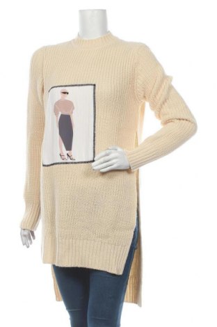 Γυναικείο πουλόβερ NA-KD, Μέγεθος S, Χρώμα Εκρού, 70%ακρυλικό, 30% μαλλί, Τιμή 19,67 €