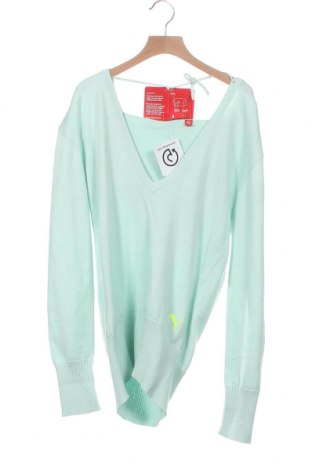 Damski sweter PUMA, Rozmiar XS, Kolor Zielony, 90% bawełna, 10% jedwab, Cena 317,86 zł