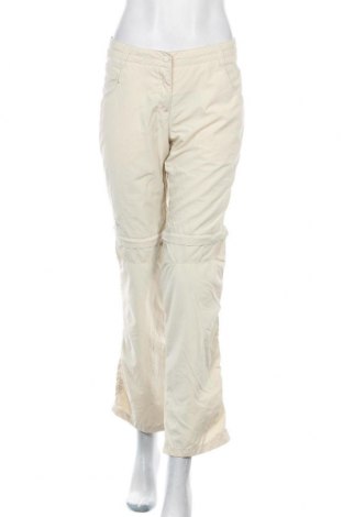 Pantaloni sport de femei Jack Wolfskin, Mărime M, Culoare Bej, Poliamidă, Preț 70,23 Lei