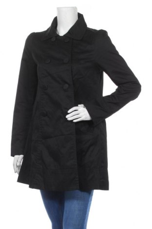Dámský kabát  H&M, Velikost M, Barva Černá, 65% polyester, 35% bavlna, Cena  325,00 Kč