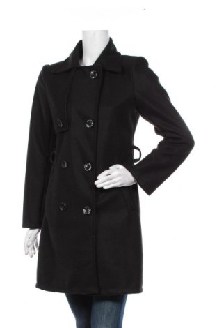 Дамско палто Made In Italy, Размер M, Цвят Черен, Полиестер, Цена 75,60 лв.