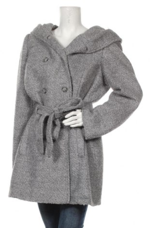 Дамско палто S.Oliver, Размер XL, Цвят Сив, 50% полиестер, 35% вискоза, 15% вълна, Цена 66,00 лв.