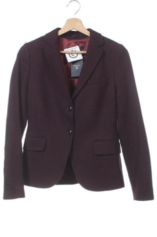 Γυναικείο σακάκι Gant, Μέγεθος XS, Χρώμα Κόκκινο, Μαλλί, Τιμή 103,92 €