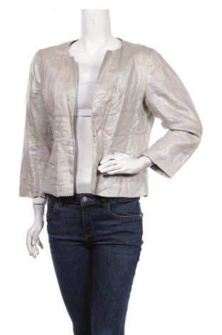 Γυναικείο σακάκι Promod, Μέγεθος XL, Χρώμα Γκρί, 100% λινό, Τιμή 6,86 €