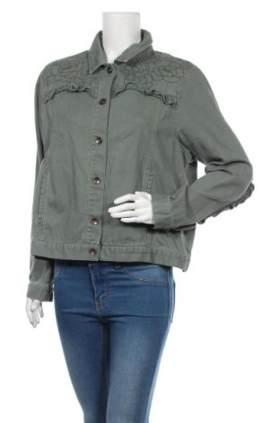 Γυναικείο μπουφάν C&A, Μέγεθος XL, Χρώμα Πράσινο, Βαμβάκι, Τιμή 12,57 €