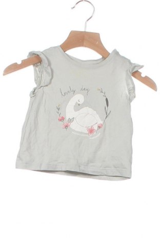 Детска блуза H&M, Размер 3-6m/ 62-68 см, Цвят Сив, Памук, Цена 6,56 лв.