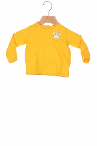 Детска блуза Lupilu, Размер 3-6m/ 62-68 см, Цвят Жълт, Памук, Цена 7,35 лв.