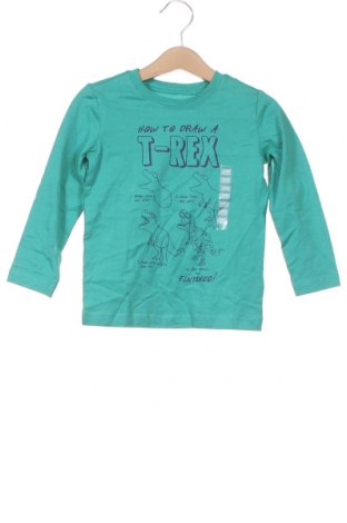 Детска блуза Oshkosh, Размер 18-24m/ 86-98 см, Цвят Зелен, Памук, Цена 11,70 лв.