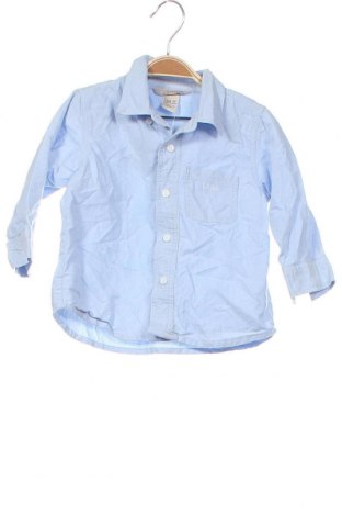 Kinderhemd H&M L.O.G.G., Größe 9-12m/ 74-80 cm, Farbe Blau, Baumwolle, Preis 7,30 €