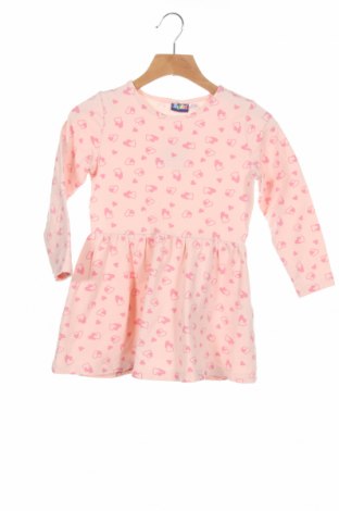 Детска рокля Lupilu, Размер 2-3y/ 98-104 см, Цвят Розов, 95% памук, 5% еластан, Цена 7,35 лв.