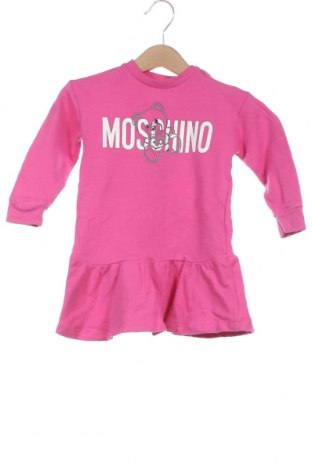 Dětské šaty  Moschino, Velikost 9-12m/ 74-80 cm, Barva Růžová, 95% bavlna, 5% elastan, Cena  1 128,00 Kč