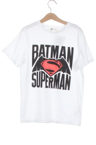Kinder T-Shirt H&M, Größe 8-9y/ 134-140 cm, Farbe Weiß, Baumwolle, Preis 10,71 €
