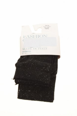 Детски чорапогащи Calzedonia, Размер 10-11y/ 146-152 см, Цвят Черен, Цена 8,93 лв.