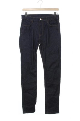 Dětské džíny  H&M, Velikost 13-14y/ 164-168 cm, Barva Modrá, 78% bavlna, 20% polyester, 2% elastan, Cena  152,00 Kč