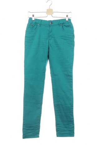 Dziecięce jeansy Yigga, Rozmiar 13-14y/ 164-168 cm, Kolor Zielony, 98% bawełna, 2% elastyna, Cena 24,95 zł