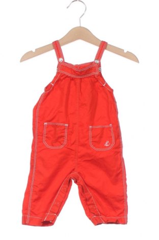 Kinder Overall Petit Bateau, Größe 2-3m/ 56-62 cm, Farbe Rot, Baumwolle, Preis 20,46 €