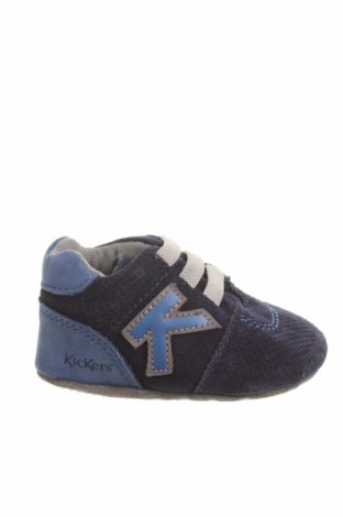 Dětské boty  Kickers, Velikost 17, Barva Modrá, Přírodní velur , Cena  748,00 Kč