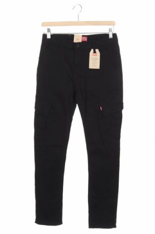 Pantaloni pentru copii Levi's, Mărime 15-18y/ 170-176 cm, Culoare Negru, 98% bumbac, 2% elastan, Preț 253,19 Lei