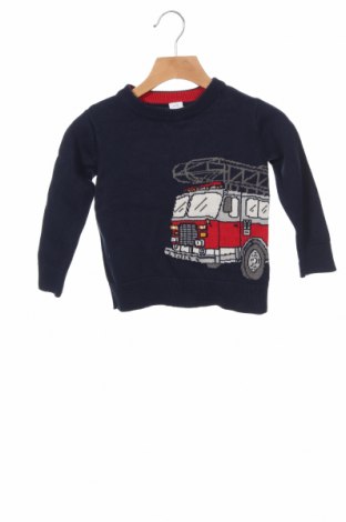 Детски пуловер Gap, Размер 18-24m/ 86-98 см, Цвят Син, Памук, Цена 25,00 лв.