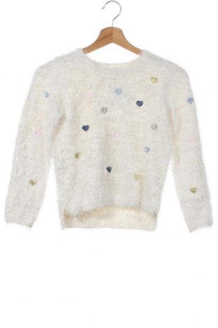 Dziecięcy sweter H&M, Rozmiar 7-8y/ 128-134 cm, Kolor Biały, 66% poliamid, 34%akryl, Cena 92,76 zł