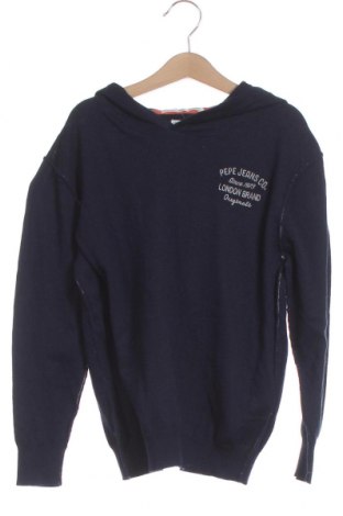 Детски пуловер Pepe Jeans, Размер 9-10y/ 140-146 см, Цвят Син, 94% памук, 3% вълна, 3% кашмир, Цена 73,20 лв.