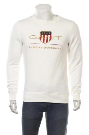 Ανδρική μπλούζα Gant, Μέγεθος S, Χρώμα Λευκό, 87% βαμβάκι, 13% πολυεστέρας, Τιμή 41,81 €