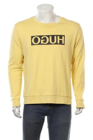 Мъжка блуза Hugo Boss, Размер L, Цвят Жълт, Памук, Цена 71,70 лв.