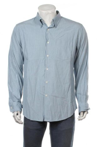 Мъжка риза Dockers, Размер L, Цвят Син, 58% вискоза, 42% полиестер, Цена 10,10 лв.