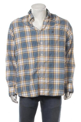 Ανδρικό πουκάμισο Ragman, Μέγεθος L, Χρώμα Πολύχρωμο, Βαμβάκι, Τιμή 5,91 €