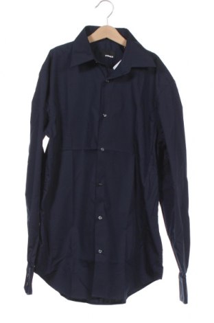 Ανδρικό πουκάμισο Rodier, Μέγεθος S, Χρώμα Μπλέ, 65% πολυεστέρας, 35% βαμβάκι, Τιμή 28,69 €