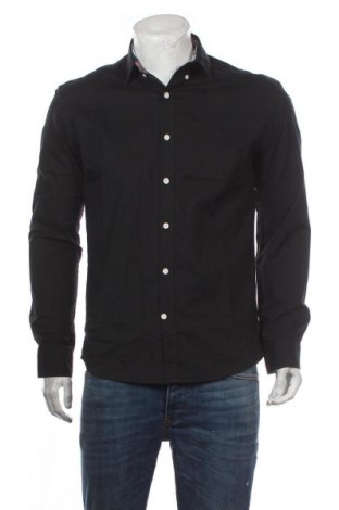 Мъжка риза Selected Homme, Размер L, Цвят Черен, 55% памук, 45% полиестер, Цена 17,64 лв.