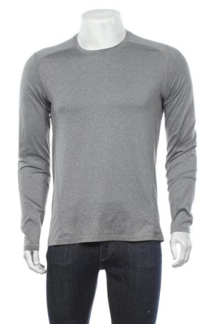 Мъжка спортна блуза H&M, Размер L, Цвят Сив, 90% полиестер, 10% еластан, Цена 9,01 лв.