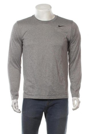 Мъжка спортна блуза Nike, Размер M, Цвят Сив, Полиестер, Цена 37,80 лв.
